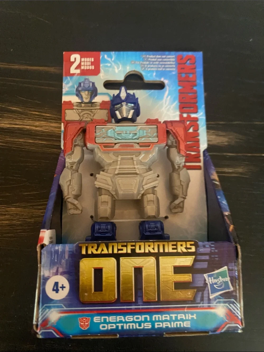 Hasbro Transformers ONE Optimus Prime Figure - Blue, Red & Silver